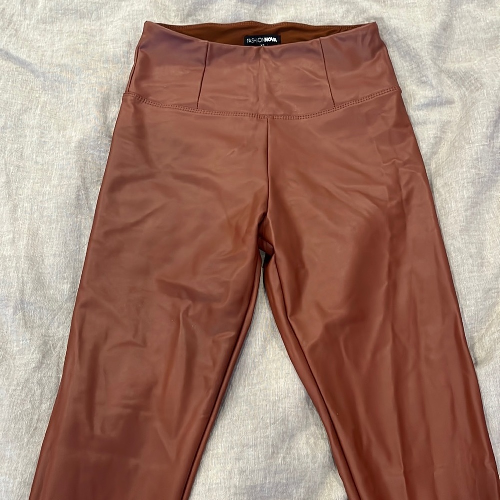 Brown “Leather” Leggings/Pants